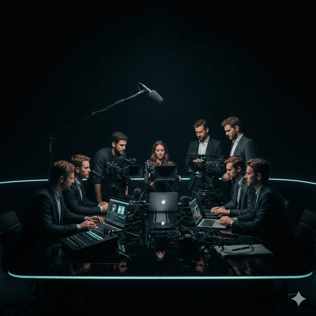 Our team at work
